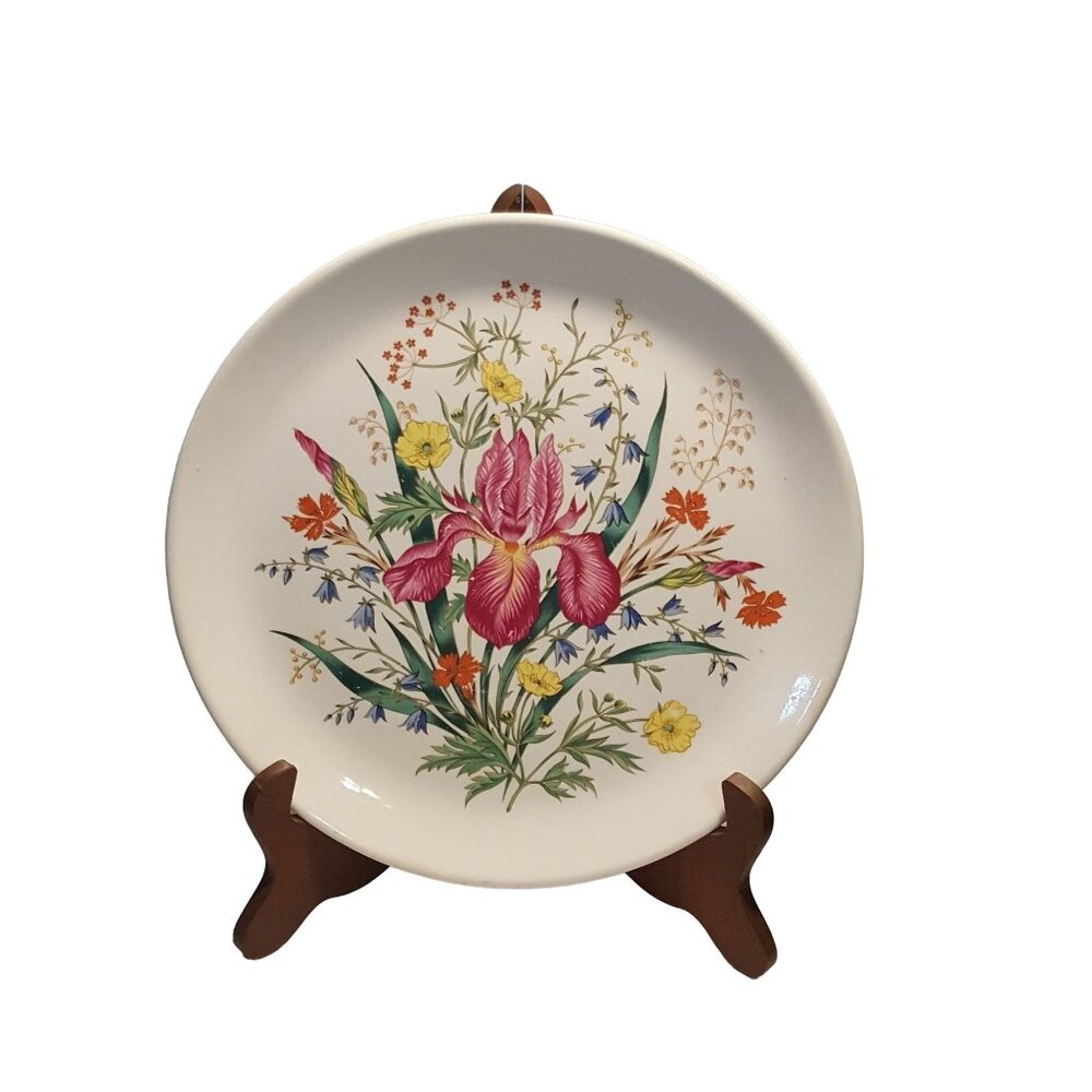 Spring Song Salem Harmony House Vintage 50's Plate Floral Iris